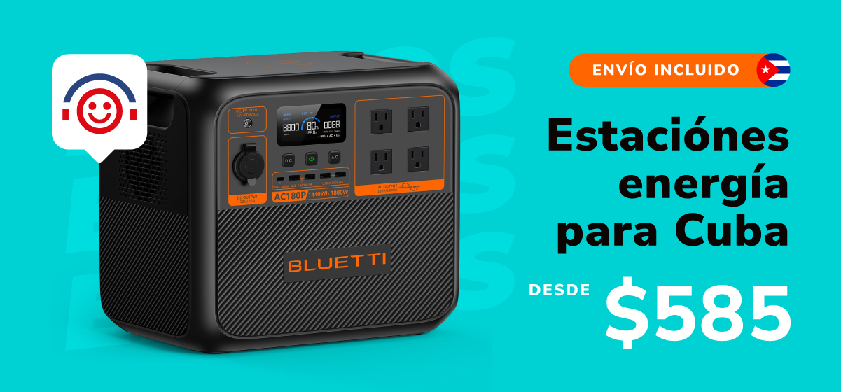 ¡Estaciones de energía y Ecoflows para Cuba!