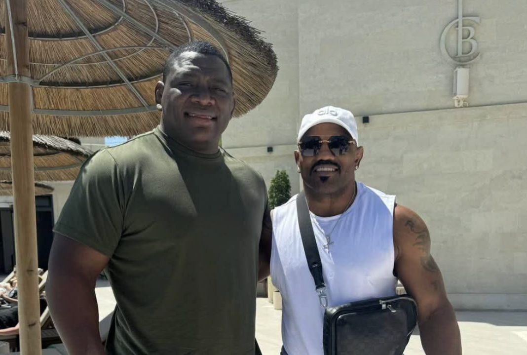 El abrazo de dos gigantes cubanos: Mijaín López y Yoel Romero se reencuentran tras dos décadas