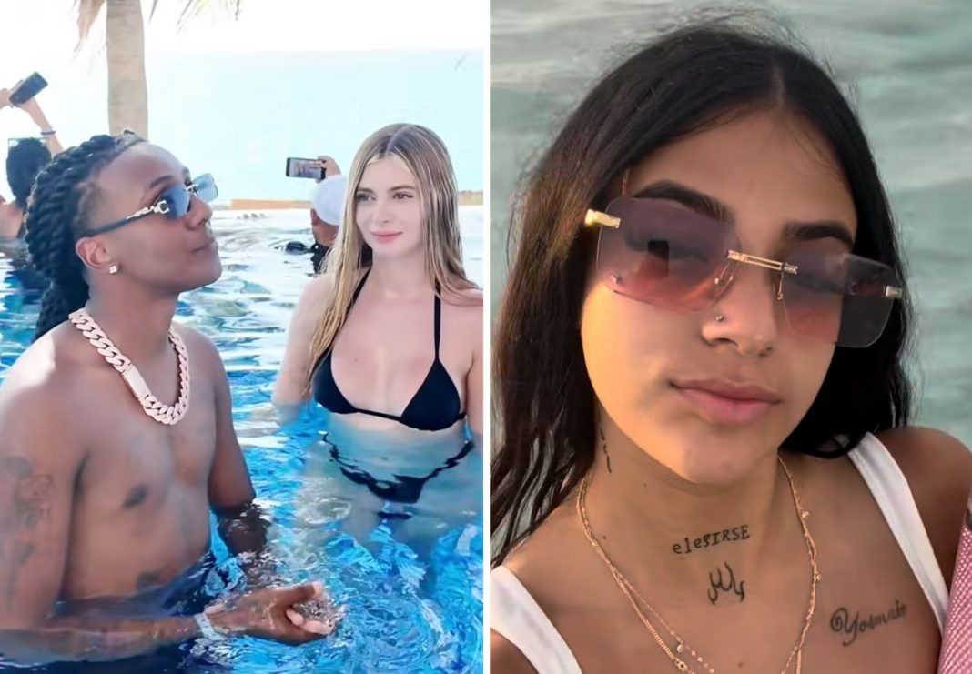 Velito El Bufón lleva a su novia Paula al Inicio del verano y su exnovia Thalía responde