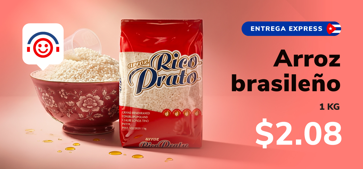 Arroz brasileño para Cuba
