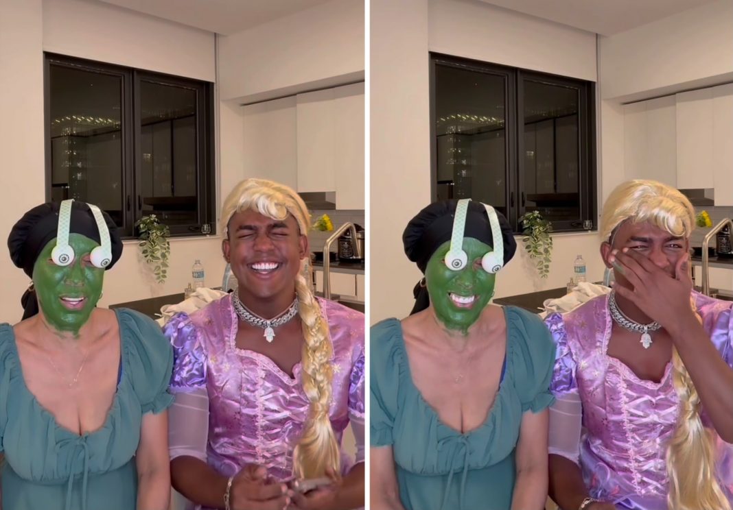 La audición viral de Kenny Robert y su mamá para actuar en Rapunzel