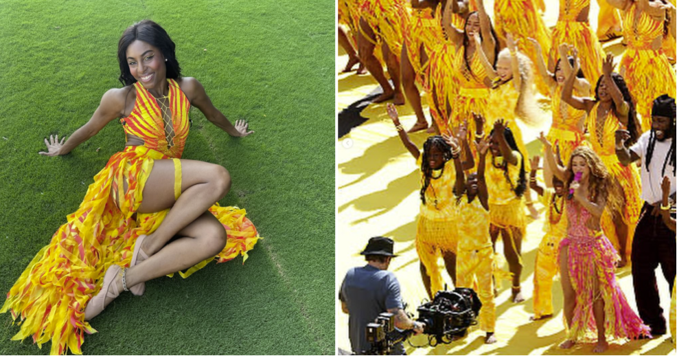 Shayna-Renee Wheatley pasó de presentarse ante Shakira como concursante de televisión a bailar junto a la cantante colombiana en el primer espectáculo de medio tiempo de una final de la Copa Mundial
