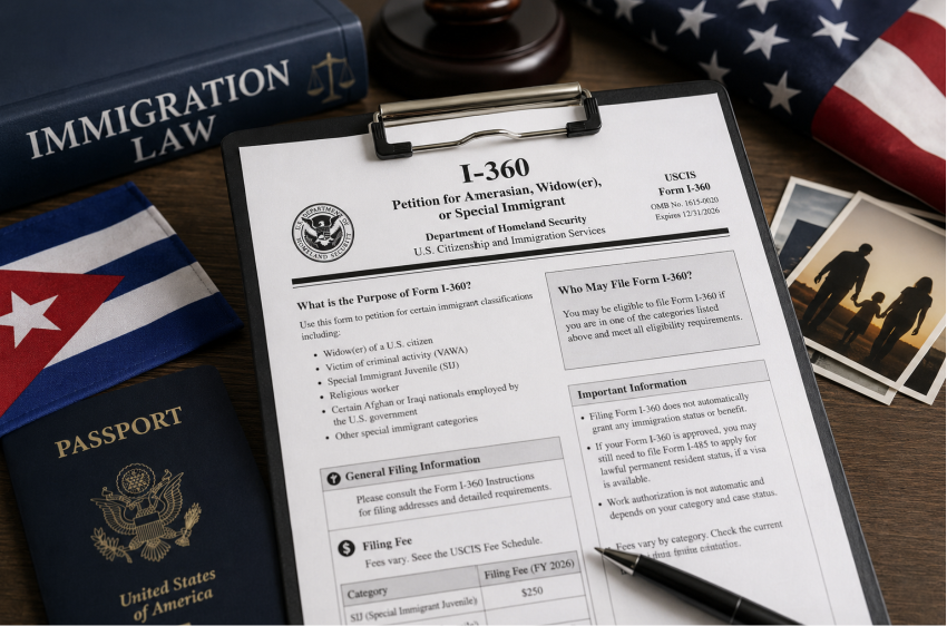 Formulario I-360 de USCIS explicado
