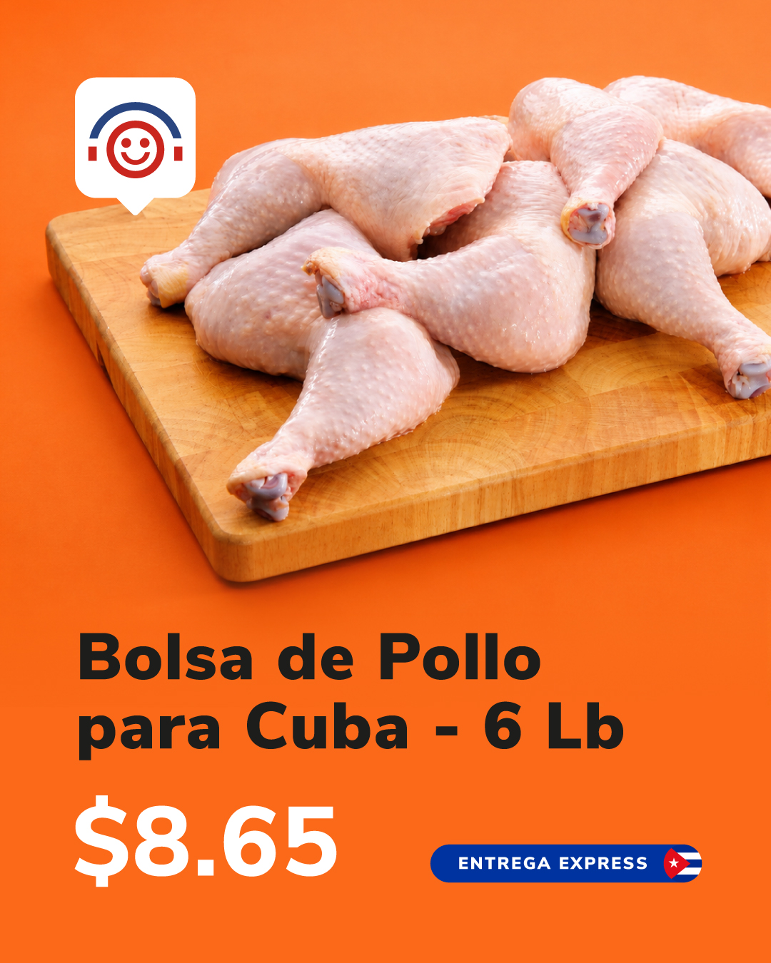 Bolsa de Pollo 6LB para Cuba