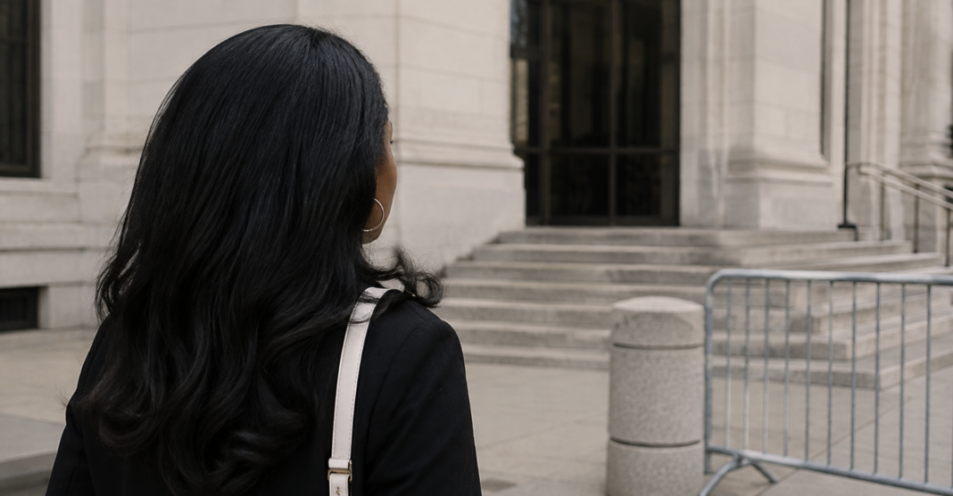 Katrina Castro Menéndez, de 41 años, estudió Derecho en la Universidad de La Habana y trabajó como jueza penal en los tribunales de Cárdenas y Centro Habana. Asegura no haber pertenecido al PCC, pero ICE dice que sí, aunque no ha mostrado pruebas.