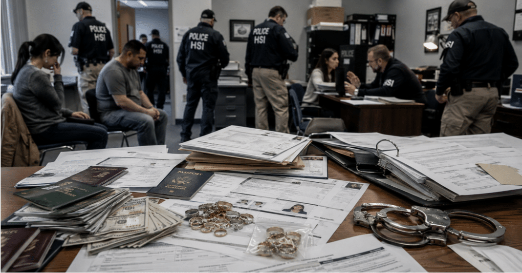 El Departamento de Justicia de Estados Unidos anunció el 12 de agosto de 2026 la imputación de 11 personas acusadas de haber orquestado, durante casi una década, una red dedicada a organizar matrimonios falsos con fines migratorios.