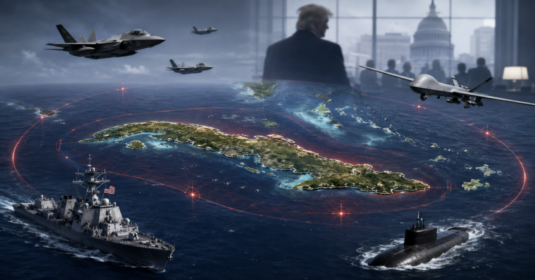 El America First Policy Institute (AFPI), un think tank fundado en 2021 por figuras cercanas a Donald Trump —entre ellas Brooke Rollins, actual secretaria de Agricultura de Estados Unidos— publicó un informe en el que recomienda a Washington establecer una presencia militar permanente alrededor de Cuba