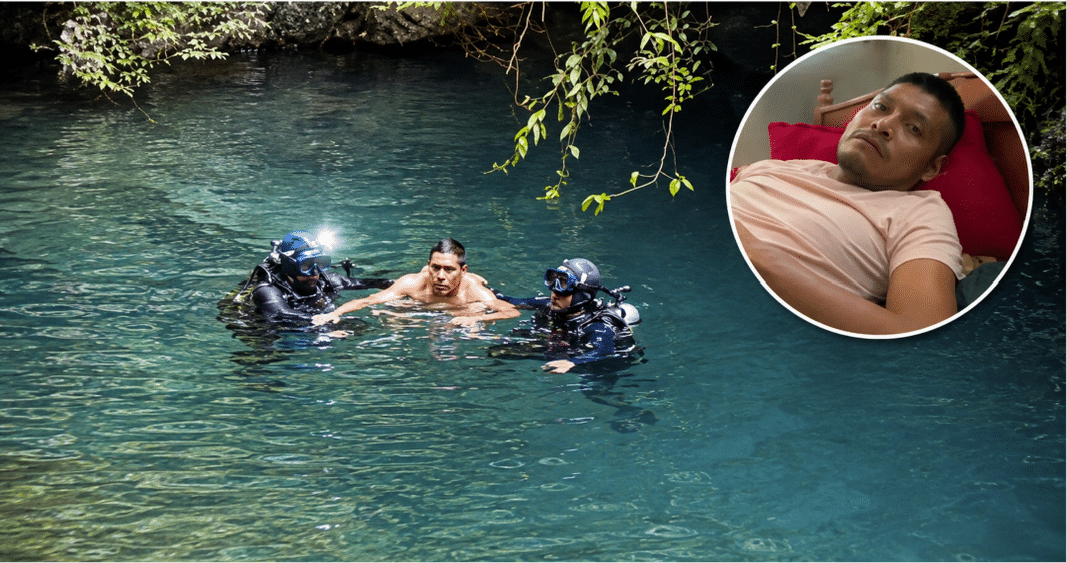 Rescatado pescador en México luego de 15 días atrapado en un cenote (caverna)