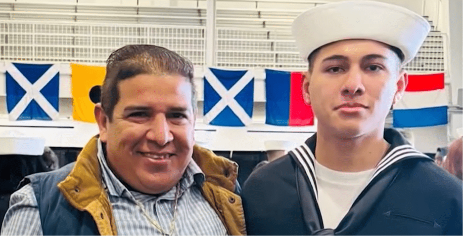 Padre de marinero nicaraguanse del USS Abraham Lincoln es liberado por el DHS