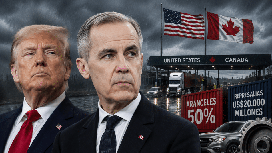 Guerra de aranceles entre Estados Unidos y Canadá recién comienza