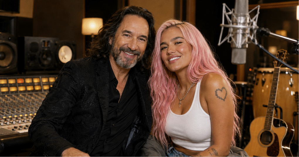 Marco Antonio Solís expresó su entusiasmo por su nominación en los Premios Juventud, donde comparte la categoría con Karol G gracias a su colaboración en la canción 