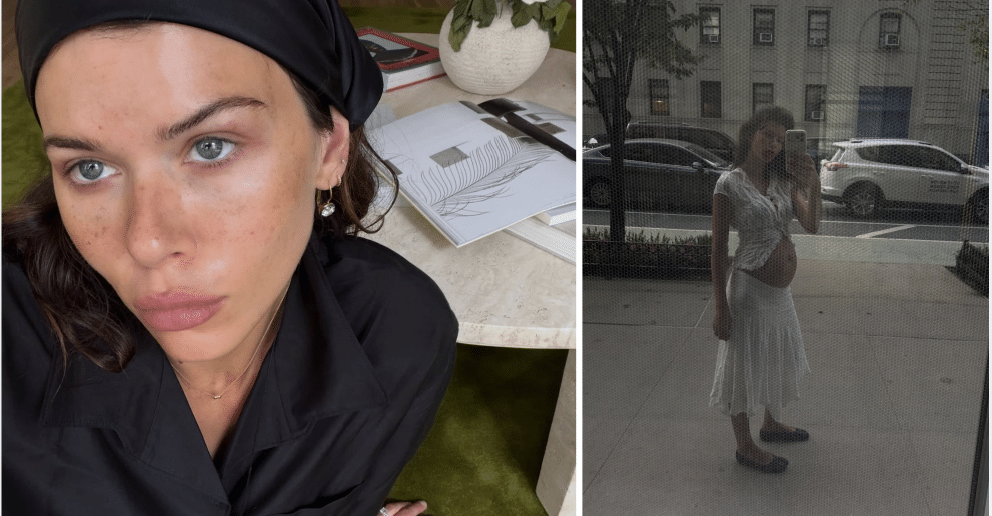 Modelo Georgia Fowler espera su tercer hijo ya reconciliada de su esposo