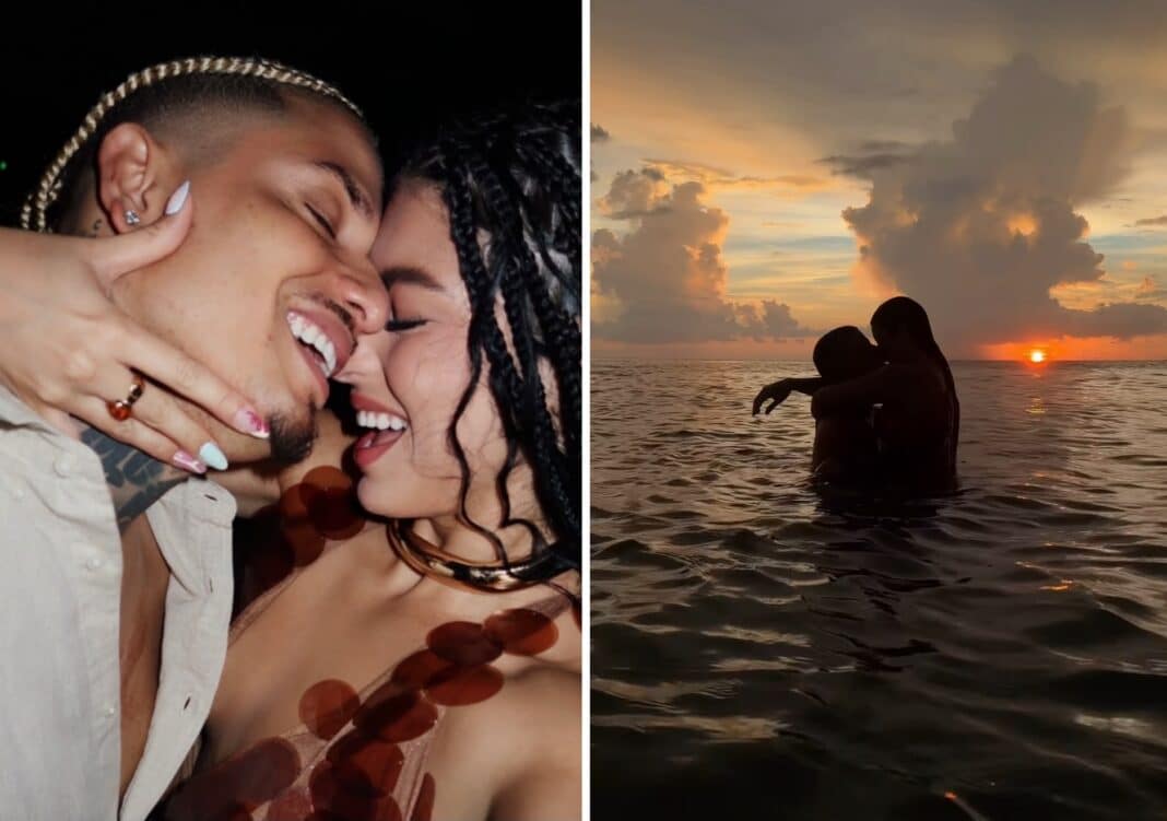 Rachel Arderi y Bebeshito encienden las redes con romántica escapada frente al mar
