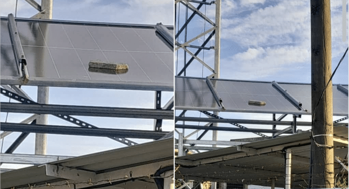 Vándalos la emplean contra los paneles solares de ETECSA en Santiago de Cuba