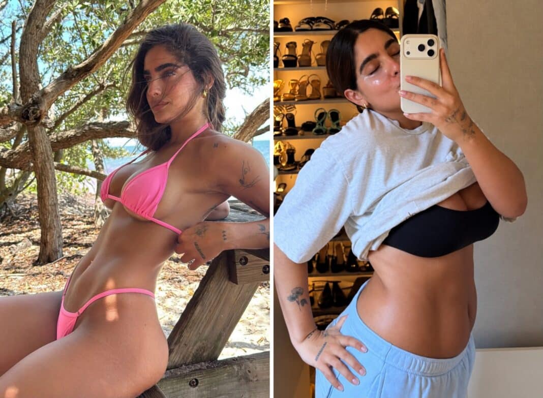 Isabella Ladera aparece en ropa interior para mostrar cómo cambió su cuerpo