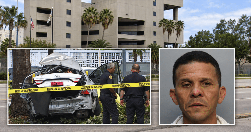 Gilber Caro tras las rejas por darse a la fuga tras accidente en Miami