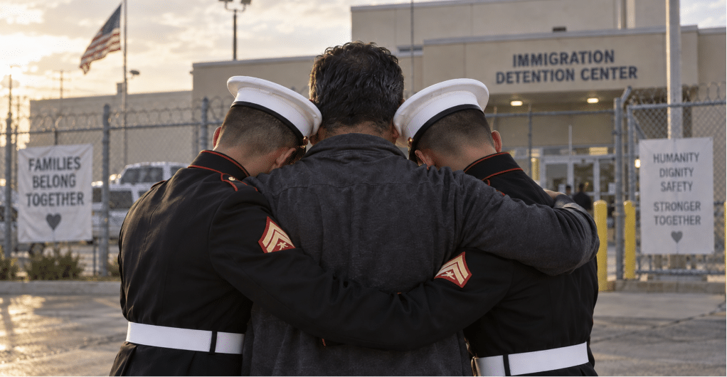 Padre de dos infantes de Marina de los EE.UU. es liberado del centro de detención de ICE